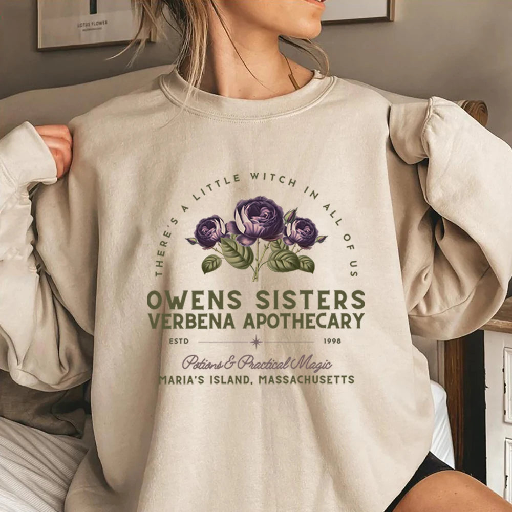 Practical Magic Sweatshirt Owen Sisters Witch Pullover Sweater Jumper