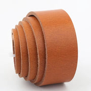 3.5mm Thick Tanned Leather Belt Strips Genuine Leather DIY Craft