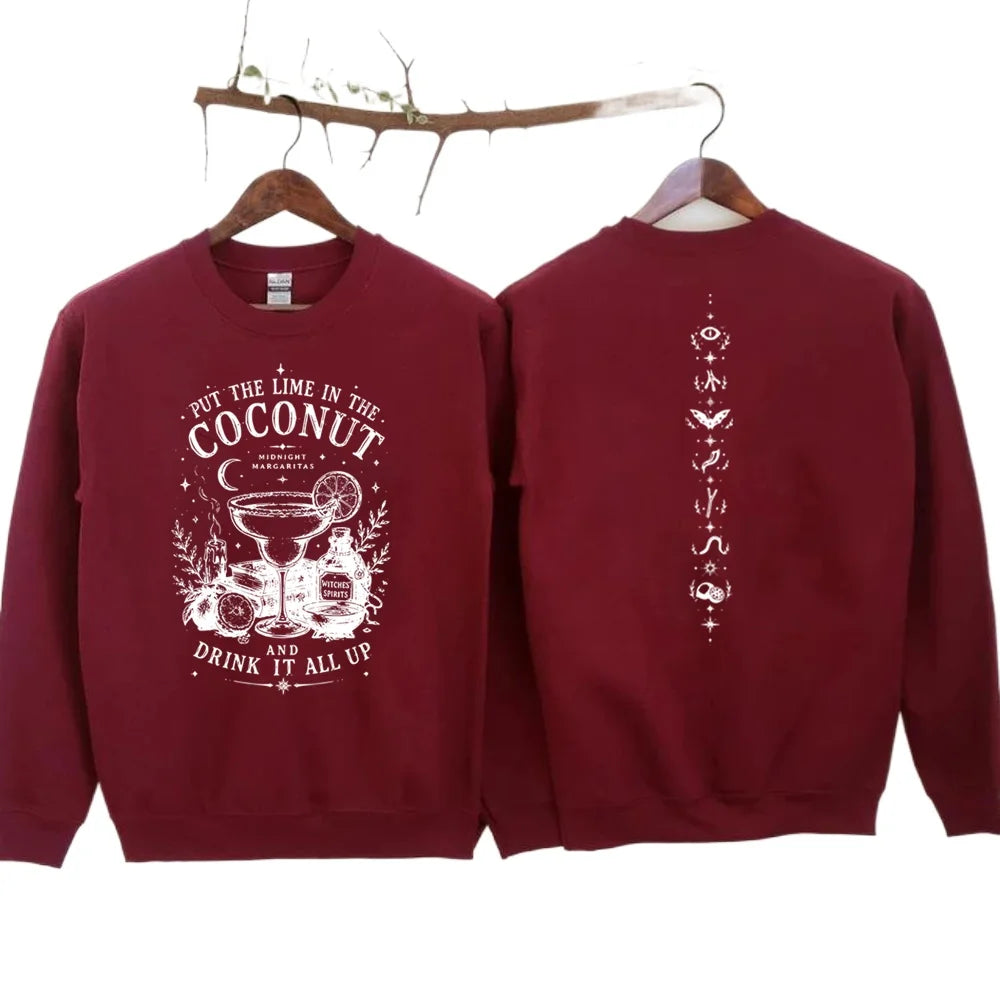 Midnight Margaritas Practical Magic Sweatshirt Pullover