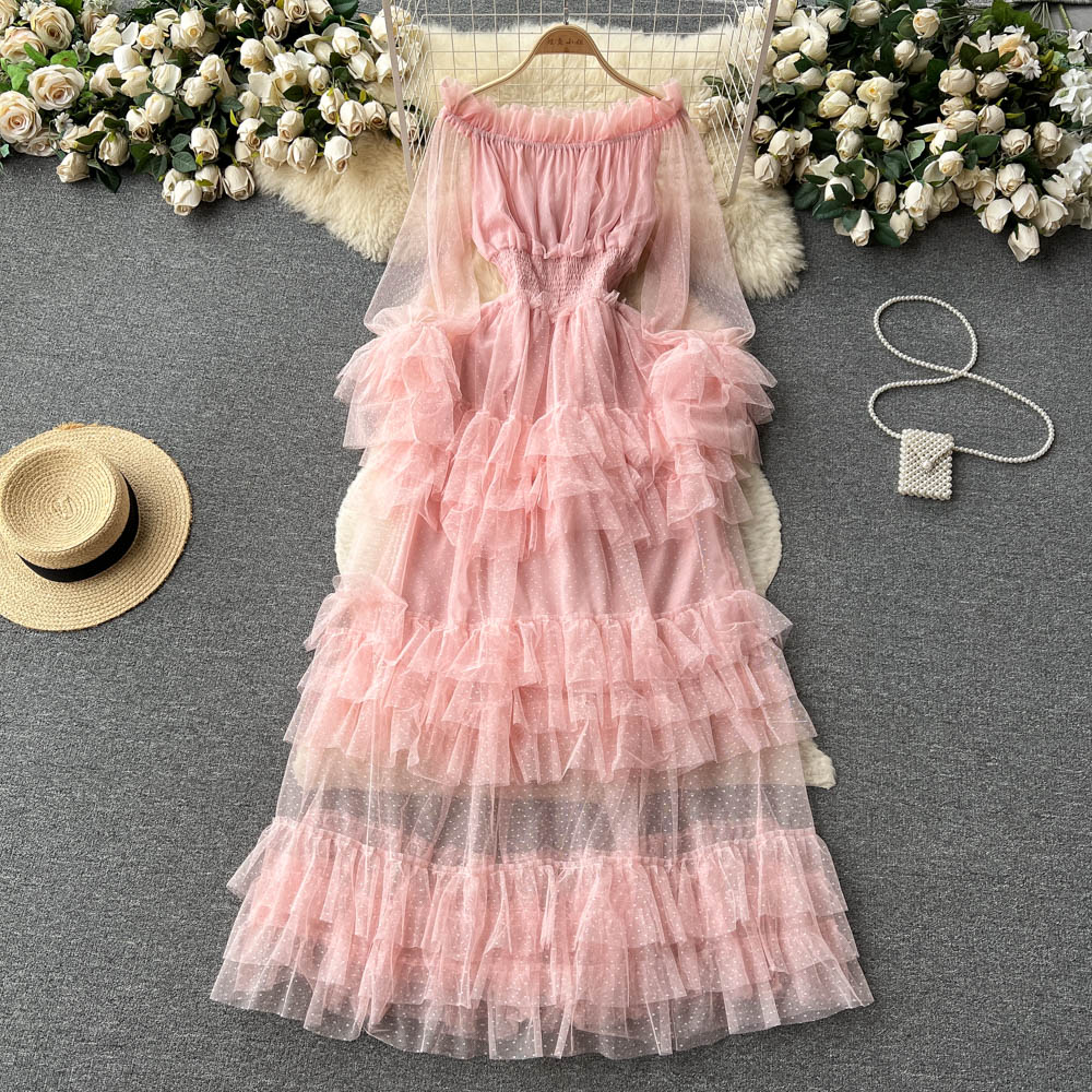 Cadenza's Cake Mesh Party Dress