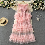Cadenza's Cake Mesh Party Dress