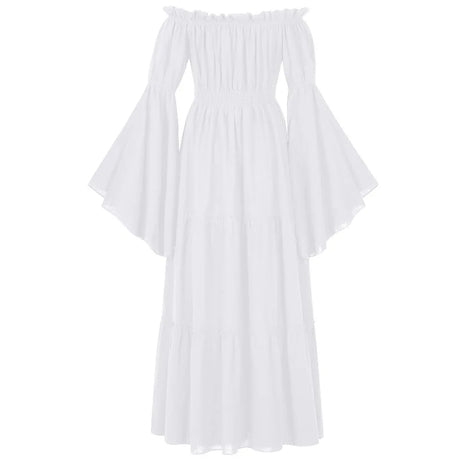 Medieval Folk Cosplay Off Shoulder Dress
