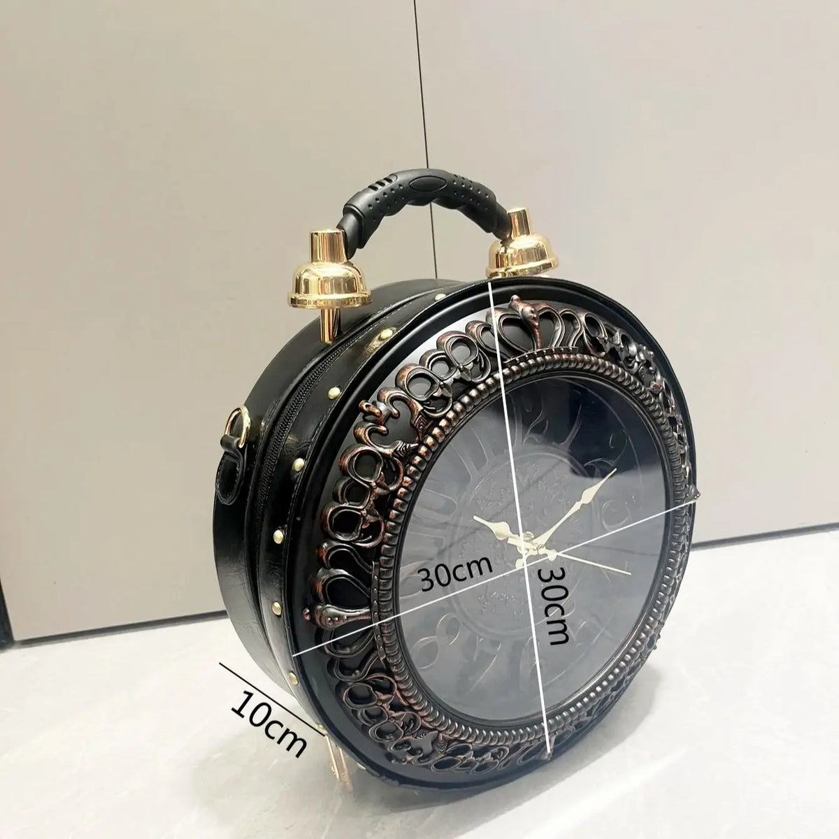 Steampunk Station Clock Handbags Shoulder Bags