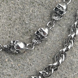 Skull Pocket Punk Wallet Chain Stainless Steel