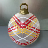 60cm Outdoor Christmas Inflatable Baubles PVC Giant Xmas Balls Decorations Toy Ball