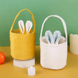 Velvety Easter Egg Hunt Rabbit Bags