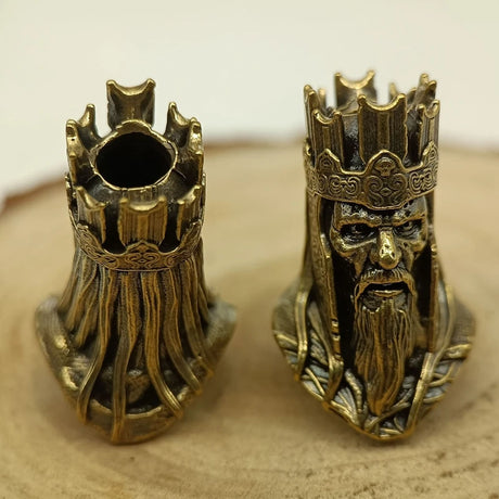 Pope Brass Paracord Bead Dreadlock Beard Beard
