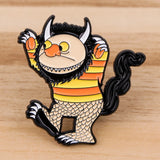 'Where the Wild Things Are' Enamel Pin Brooch Lapel Pins Badge