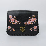 Spring Cherry Blossom Faux Leather Belt Bag Medieval Cosplay