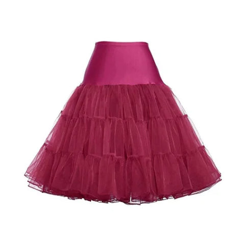 Colourfun Pettiskirts Cosplay Rockabilly Crinoline Underskirt