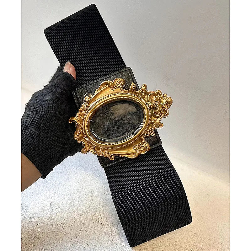 The Abyss Baroque Picture Frame Personality Belts