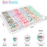 1890pcs Acrylic Mermaid Beads Kit for Jewellery Making DIY Bracelets
