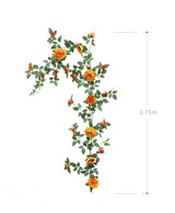 Artificial Sweetheart Roses Silk Fake Flowers Vines Party Decoration