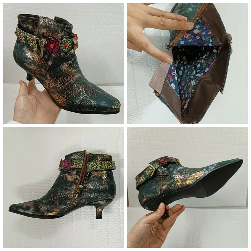 Tesora's Pointy Toe Ankle Booties