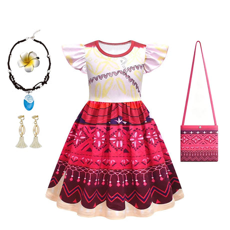 Princess Moana Little Girl Fancy Dress Halloween Cosplay Book Week Children's Costume