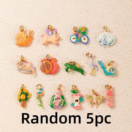 Sweet and Whimsical Animal Series DIY Pendant Charms For DIY Jewellery Making