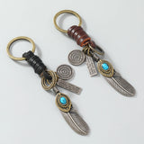 Feather Charms Key Rings