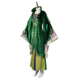 Hocus Pocus Movie Sanderson Sisters Witch Costumes Cosplay Outfits Halloween