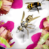 DIY Brass Model Kit Insect Dragonfly Bee Ant Steampunk Metal 3D Puzzle