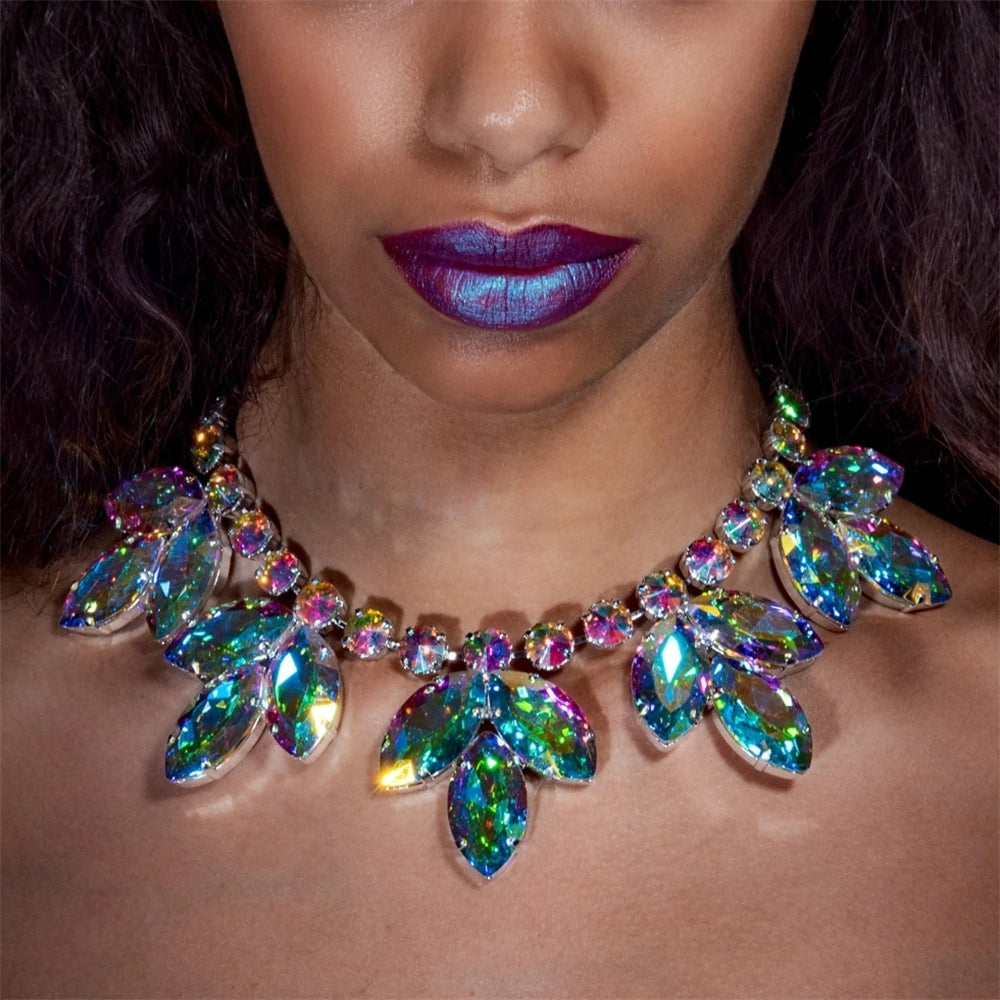 Mermaid Tandra's Water Drop Choker Necklaces