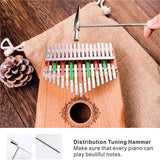 Kalimba Thumb Piano 17 Keys Mahogany Wood Musical Instrument