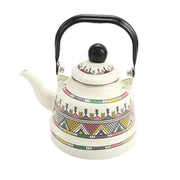 Enamel Tea Kettle 1.1L, 17L or 2.5L Stove Top Tea Pot No Whistling