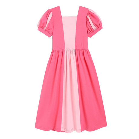 Soft Princess Dress for Girls Kids Halloween Cosplay Belle Cinderella Aurora Melinda Snow White Costume