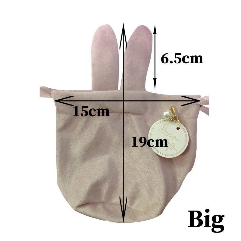 Easter Bunny Bags Velvet Rabbit Ears Gift Packing Chocolate Candy Bags