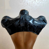 Lady Kolohe Black Patent Leather Lace Up Bolero Made To Measure