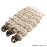Ombre Rainbow 24 Inch Synthetic Hair Wave Braiding Hair Extensions
