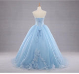 Lady Pip's Strapless Cream Puff Evening Gown Custom Made Formal Dress