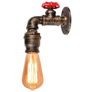 Industrial Water Pipe Wall Lights Lamp Sconce Lighting