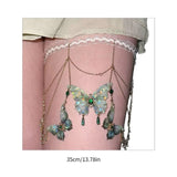 Butterfly Tassels Thigh Chain