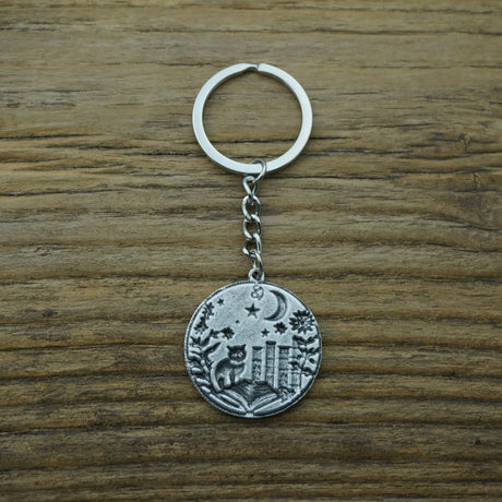 Witch's Library Keyring