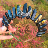 Goddess Crowns Raw Crystal Quartz Tiara Headbands