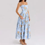 Olivietta's Floral Print Midi Sundress