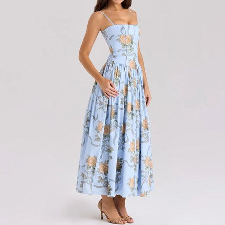 Olivietta's Floral Print Midi Sundress