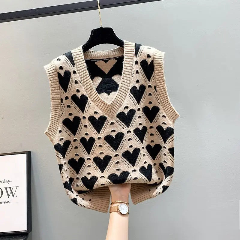 Love Heart Sweater Vest