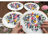 DIY Bouquet LOVE Embroidery Set Needlework for Beginners DIY Craft Kit