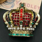 Queen's Crown Pearl Brooch
