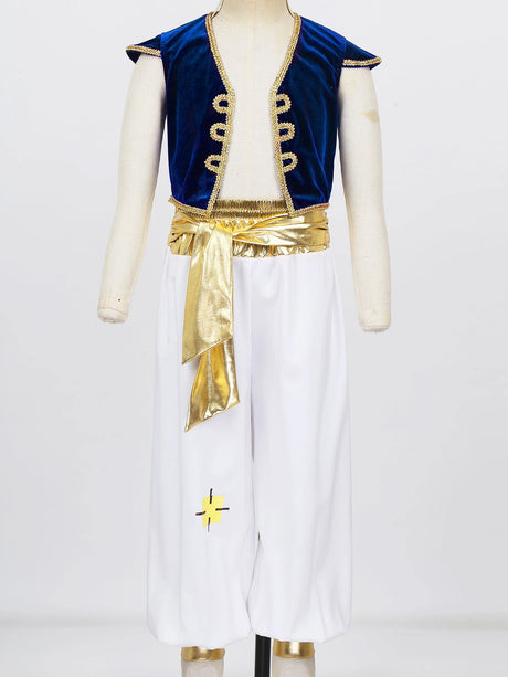 Aladdin Costume Kids Boys Arabian Prince Costume