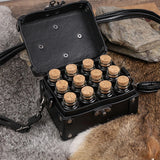 Medieval Alchemy Potion Bottles Boxes Renaissance PU Box Cosplay Props