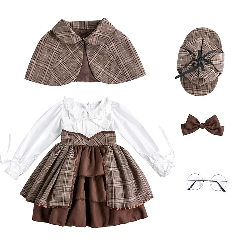 Sherlock and Enola Holmes Cosplay Detective Costumes
