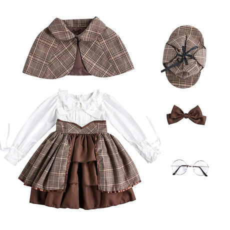 Sherlock and Enola Holmes Cosplay Detective Costumes