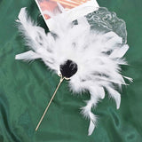 Peacock Feather Hairpins