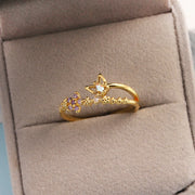 Sweet and Dainty Colourful Zircon Rings Gift Idea
