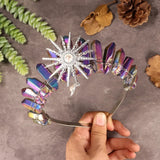 The Sun Goddess Raw Crystal Crown
