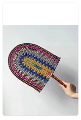 Seagrass Fan African Woven Straw Sea Grass Wall Hanging
