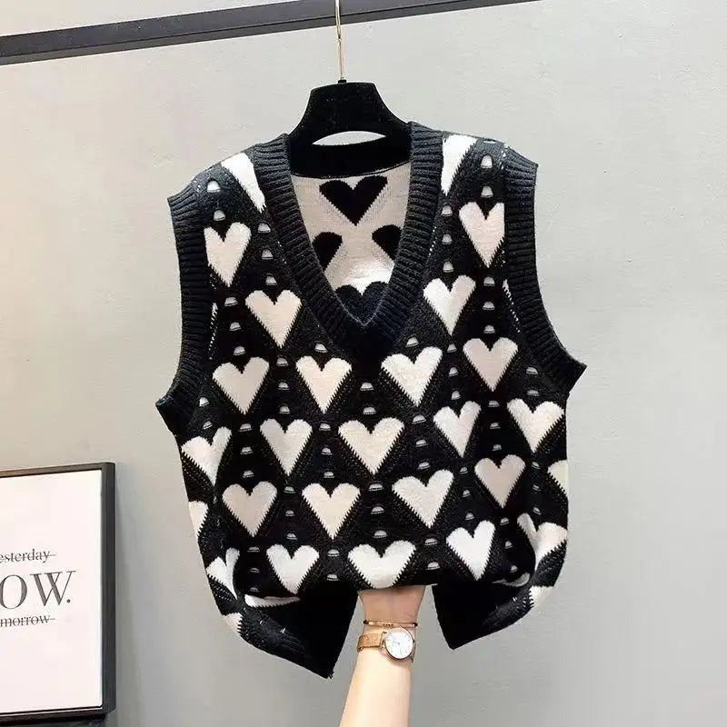 Love Heart Sweater Vest