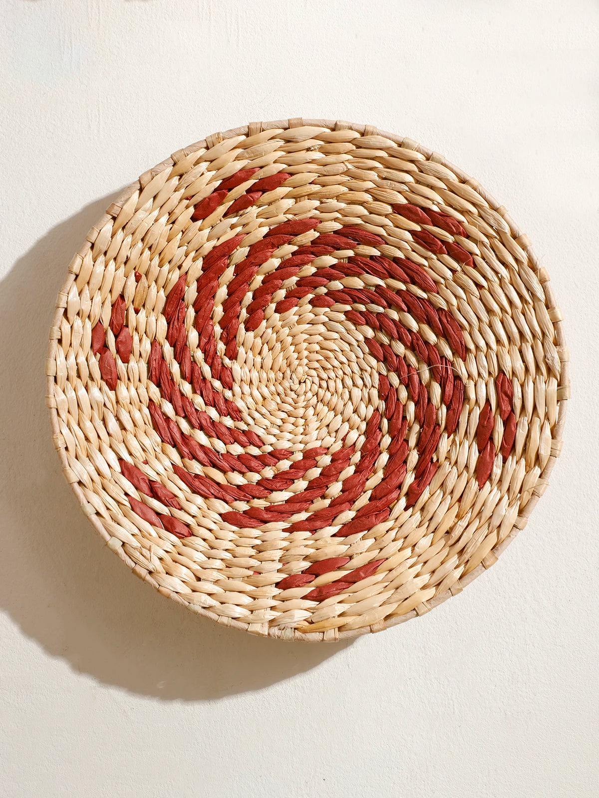 Seagrass Wall Basket Boho Home Decoration Handmade Natural Wall Art